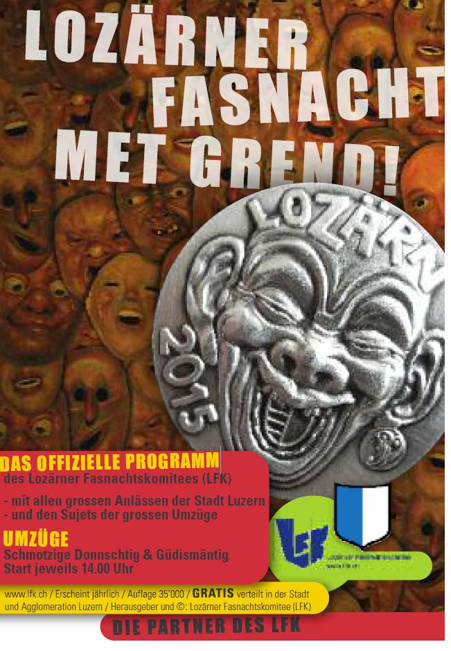 Luzerner Fasnacht 2015 Umzugs Booklet 