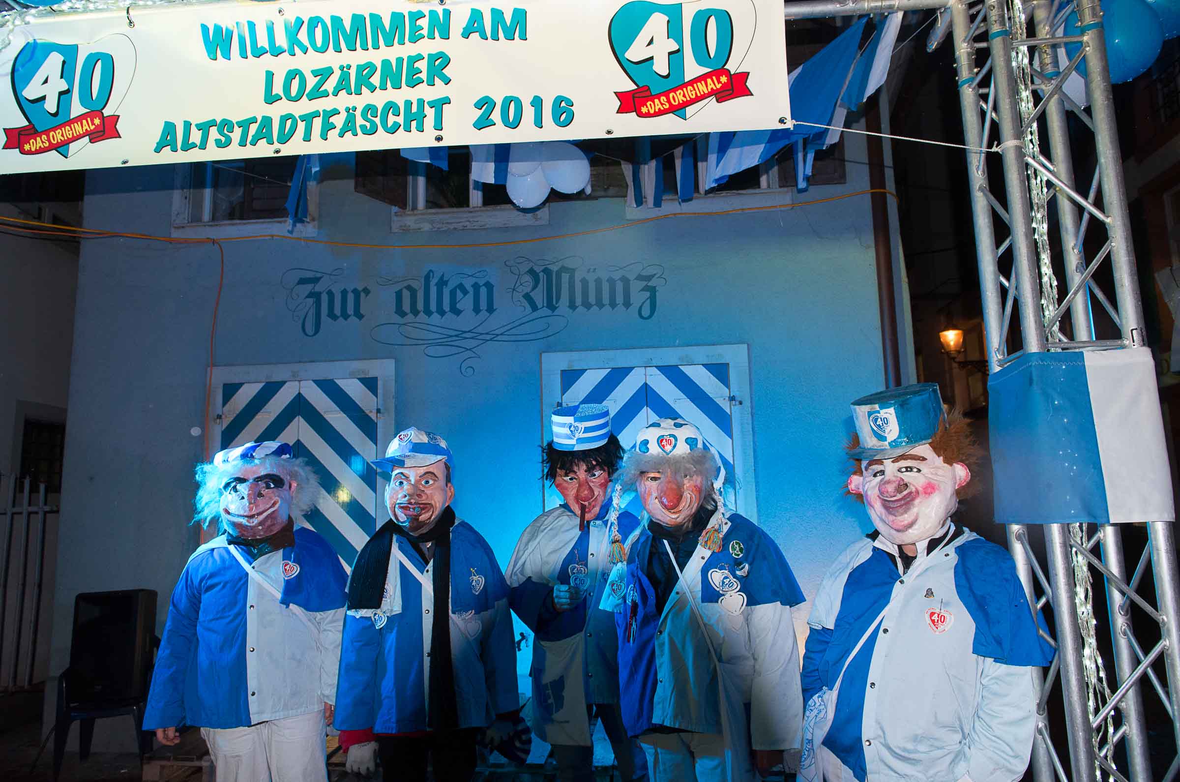 Das Münzgass Team in voller Montur