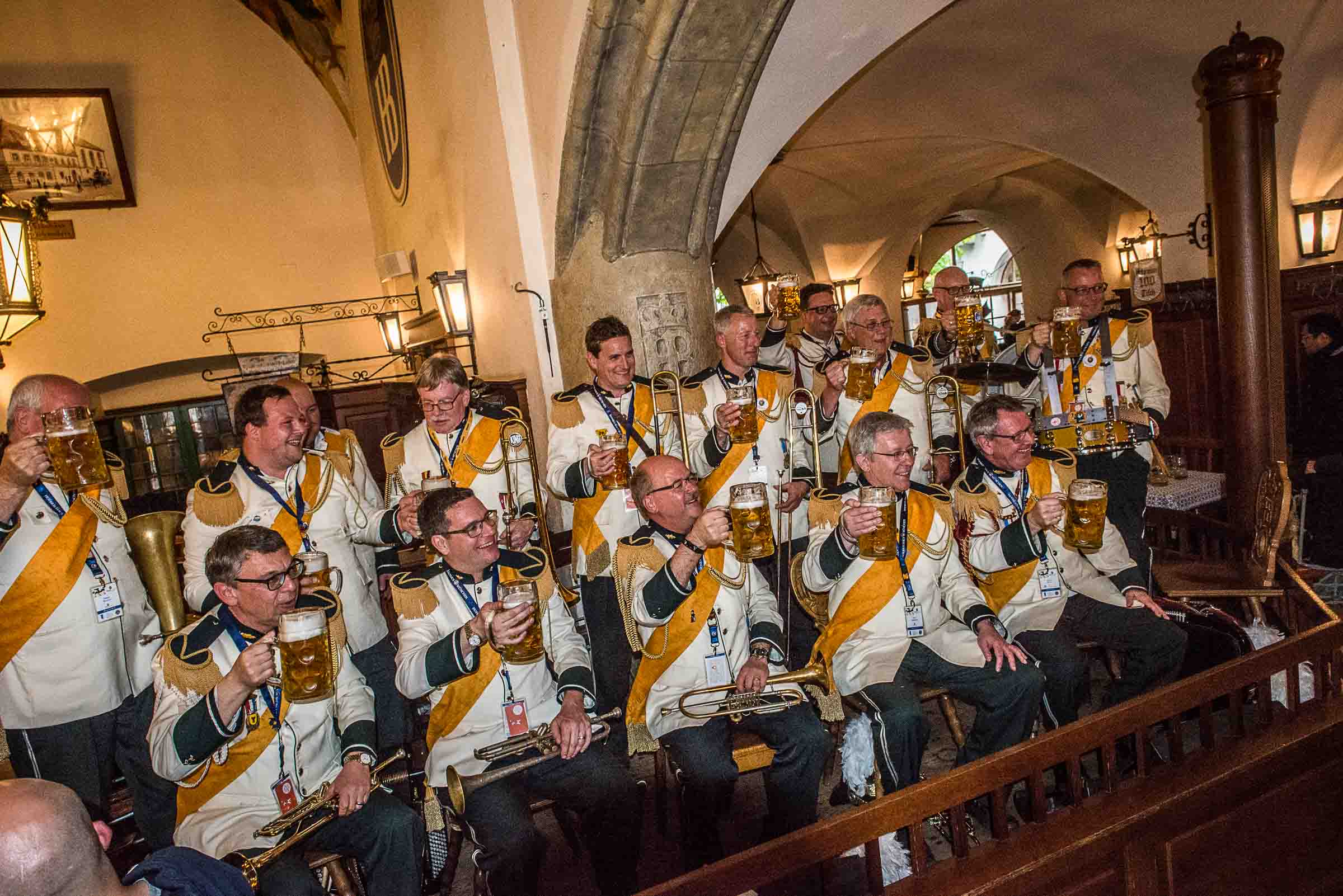 Tätschchappe Musig im Hofbräuhaus