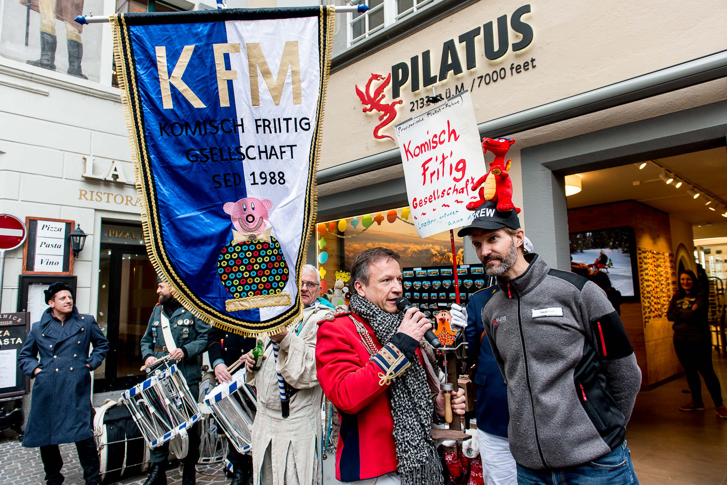 KOMISCH FRITIG an der Fasnacht