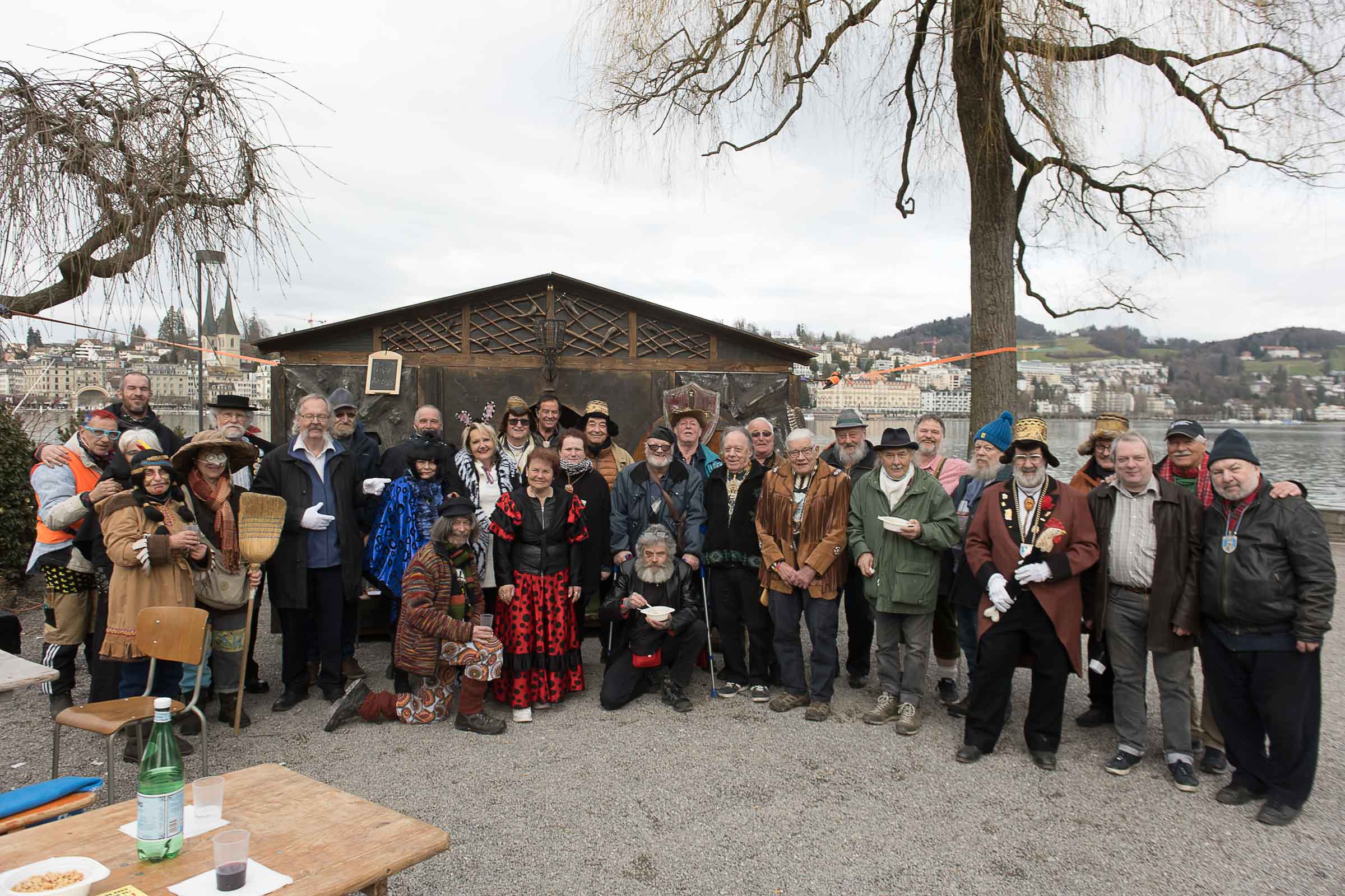 Güüggali Zunft Luzern und die Luzerner Originale bei der Inseli-Zunft («Insula Lucernensis»)